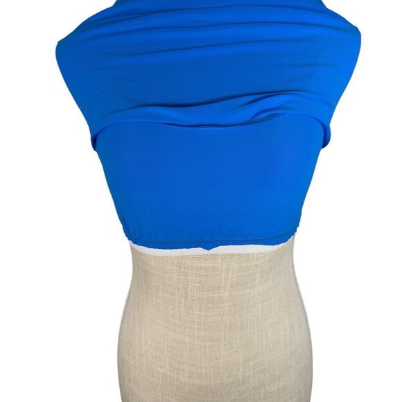 Judyp Royal Blue Shelf Bra Cami Tank Top - Picture 4 of 6